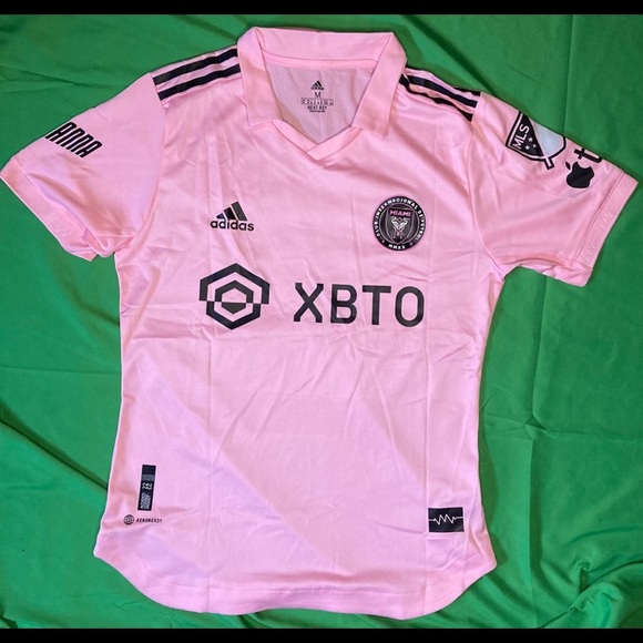 Messi 2023 Inter Miami Soccer jersey men’s medium US HOME Adidas BNWT #10 pink